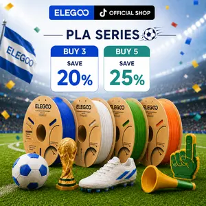 ELEGOO PLA Series Filament 1.75mm 1KG for 3D Printer, Cardboard Spool, PLA/RFID PLA/PLA+/RAPID PLA+/PLA PRO