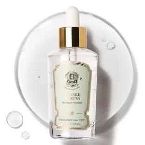 [CHALLANS de PARIS] Ampoule de Aurora Face Serum – Soothing & Balancing with Aloe Vera, Niacinamide & Ceramide, Supports Skin Barrier, Lightweight & Non-Sticky, All Skin Types, 1.23 fl oz