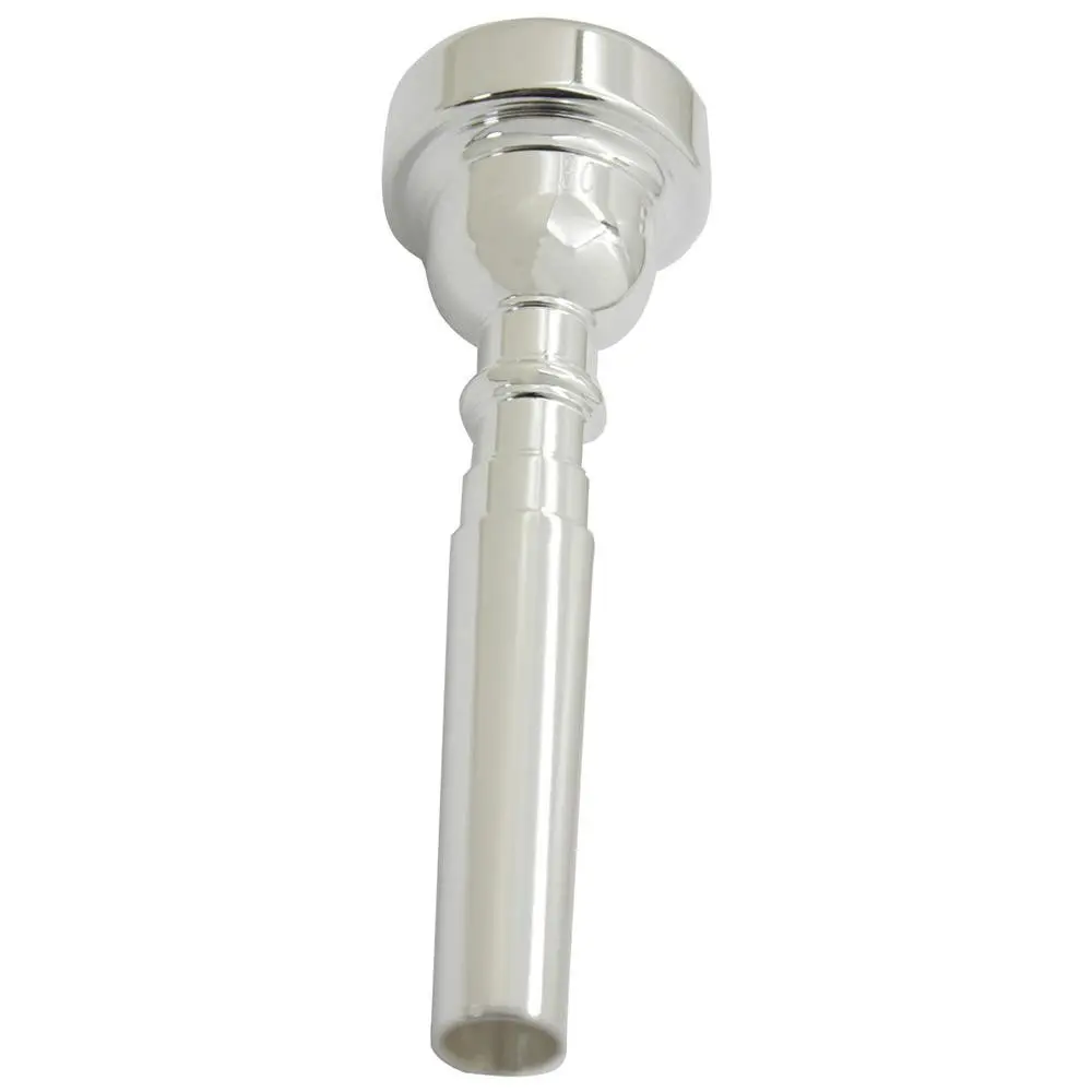 Professional Silver Plated Brass Short Trombone Mouthpiece, Blowing Mouthpiece, Effortless Playing, 2 Counts Trombone Mouthpiece, Improved Tone, Musical Instrument Accessories for Trombone Lovers