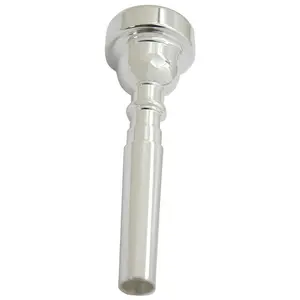 Professional Silver Plated Short Trombone Mouthpiece, Blowing Mouthpiece, Effortless Playing, 2 Counts Trombone Mouthpiece, Improved Tone, Musical Instrument Accessories for Trombone Lovers
