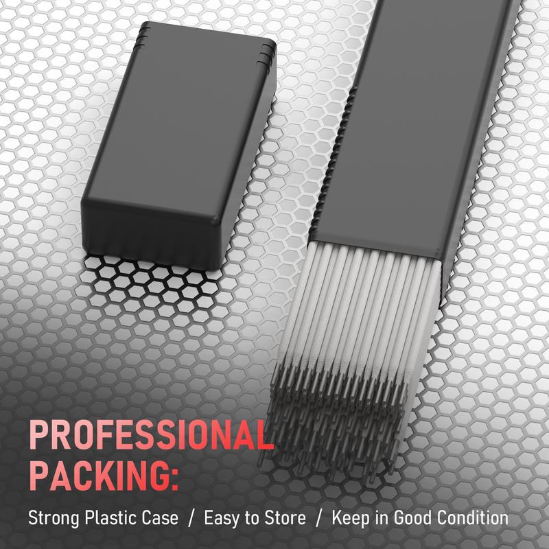 YESWELDER E7018 Low Hydrogen Welding Rods | 5LB Pack, Multi-Size: 1/8", 3/32", 5/32" Carbon Steel Stick Electrodes