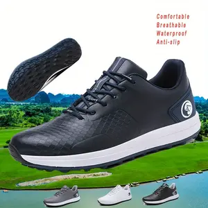 Unisex Golf Shoes Breathable Comfortable Mens Anti-slip Sneakers Women Women's Neutral Running Water Mesh safety shoe Quick Dry Aqua Sports casual quick Wide Width BlackWhite Soccer Peloton Cycling Shoes with Cleats