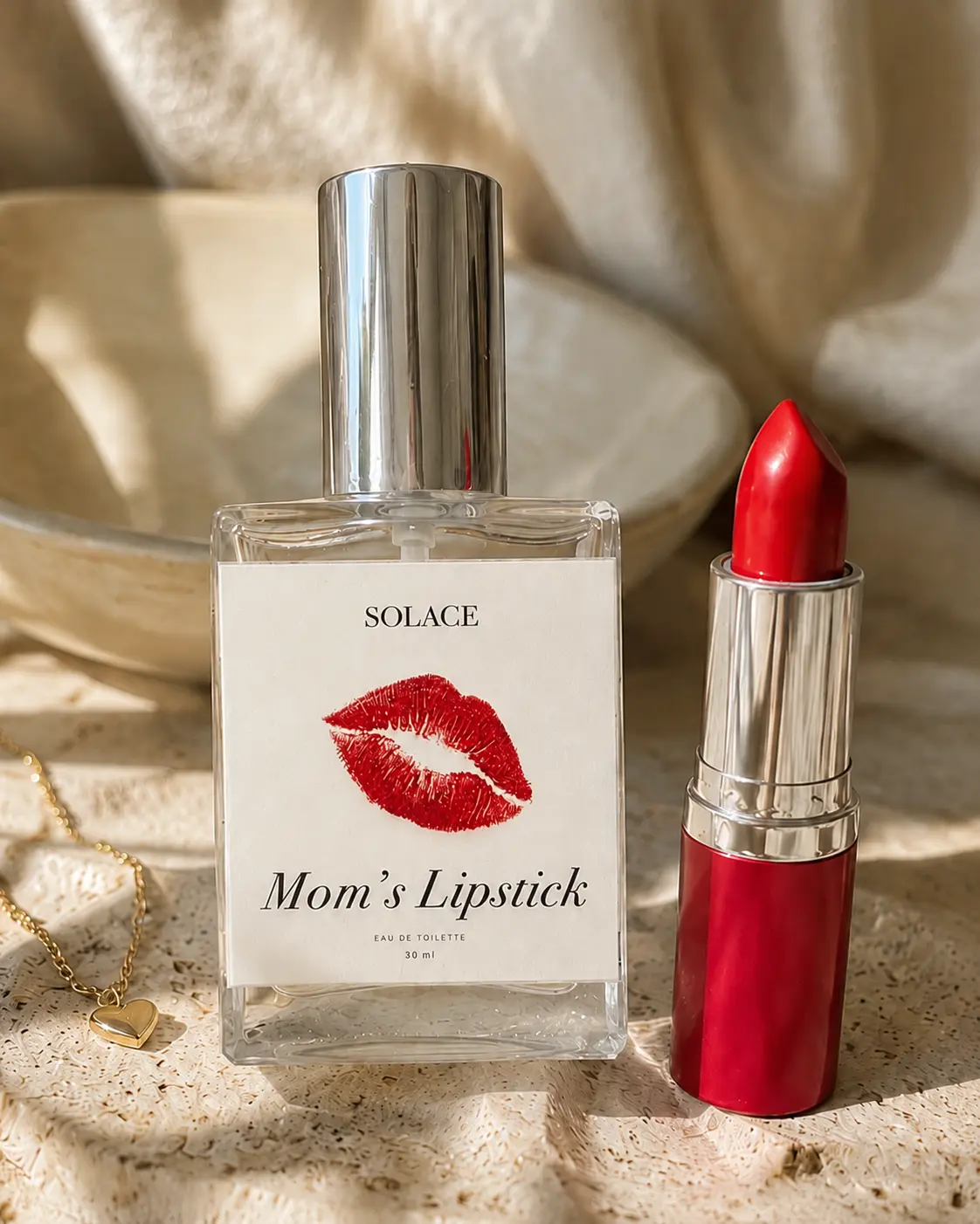 Mom's Lipstick Perfume | Creamy Lipstick Fragrance | Raspberry & Violet Perfume | Nostalgic Scent
