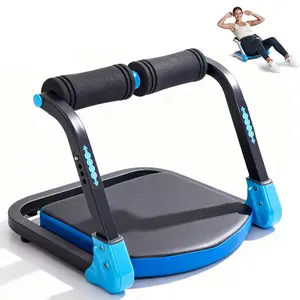 Sit-Up Exercise Equipment –Abs Trainer, Adjustable Resistance Core Trainer, No-Assembly Abdominal Workout System for Home Gym