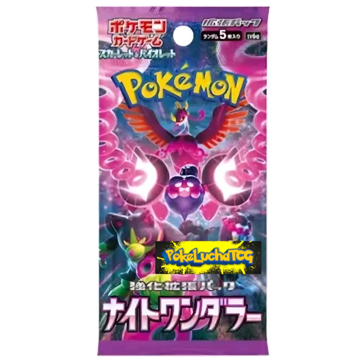 Night Wanderer Booster Pack - Japanese Pokmon Trading Card Game - 5 Cards  Per Pack tradingcardgame - TikTok Shop