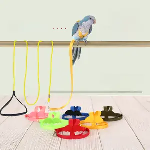 Cross-border Amazon parrot flight rope Xuan Feng peony carrier out walking bird traction elastic release rope bird toys