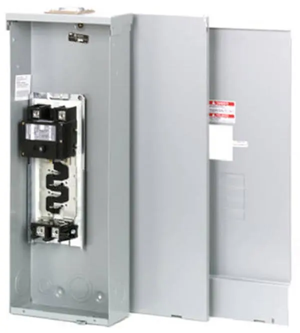 BR48B200RFP 200A Trailer Park Load Center with 4 Space Circuit, 8 Single Poles, Neutral Lugs