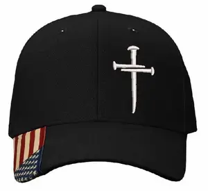 Christian Hats for Men Women Jesus Christian Cross Cross Hat Premium Adjustable hat with Free 4" Decal Machine Washable Versatile Style