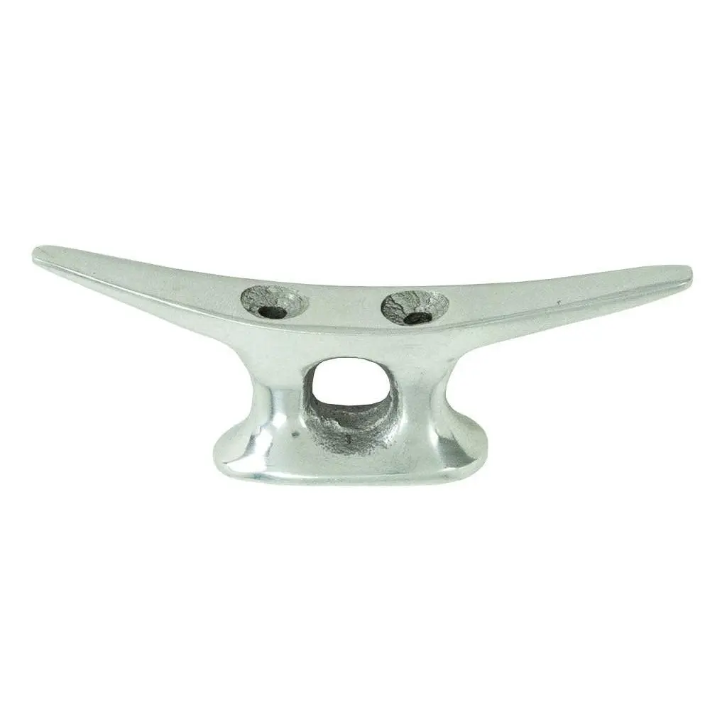 Nautical Aluminum Boat Cleat Hook - 4-in