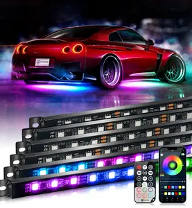 6PCS RGB Glow Lights Kit for Trucks SUV 6PCS RGB Glow Lights Kit for Trucks SUV