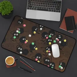 [Sale up to 50%] [Free Ship] Susuwatari Desk Mat  Spirited Away Anime Office Decor