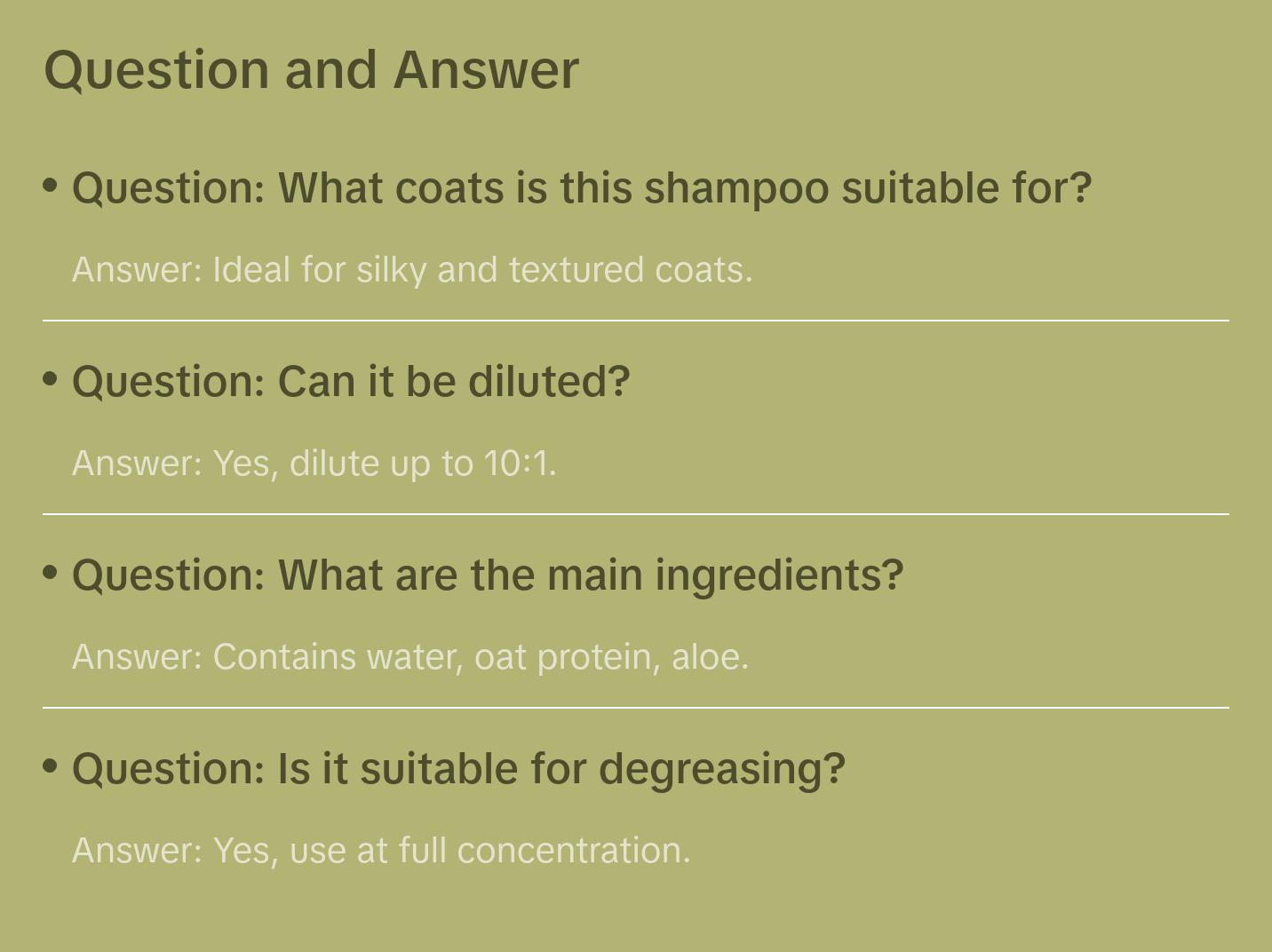 Body & Bounce Dog Shampoo Body & Bounce Dog Shampoo