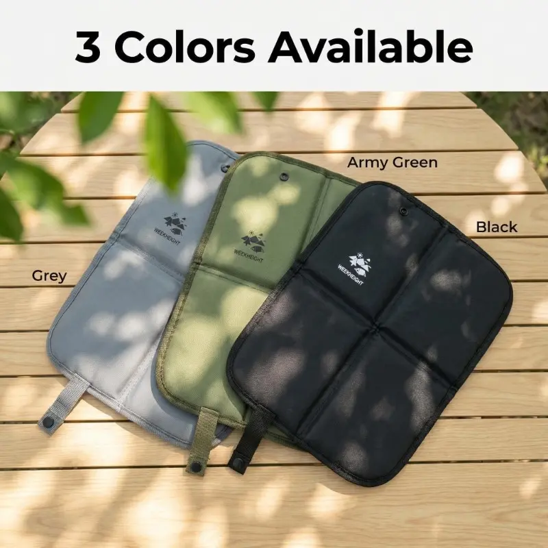 Portable Lightweight Folding Chair Pad, 10mm Thick Outdoor Seat Cushion, Ideal for Camping, Hiking, Picnics, Music Festivals