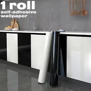 Modern Self-Adhesive Decorative Wallpaper Roll, 40cmx300cm & Glossy Pearl Finish, Easy Installation, Durable Surface, Home Decor
