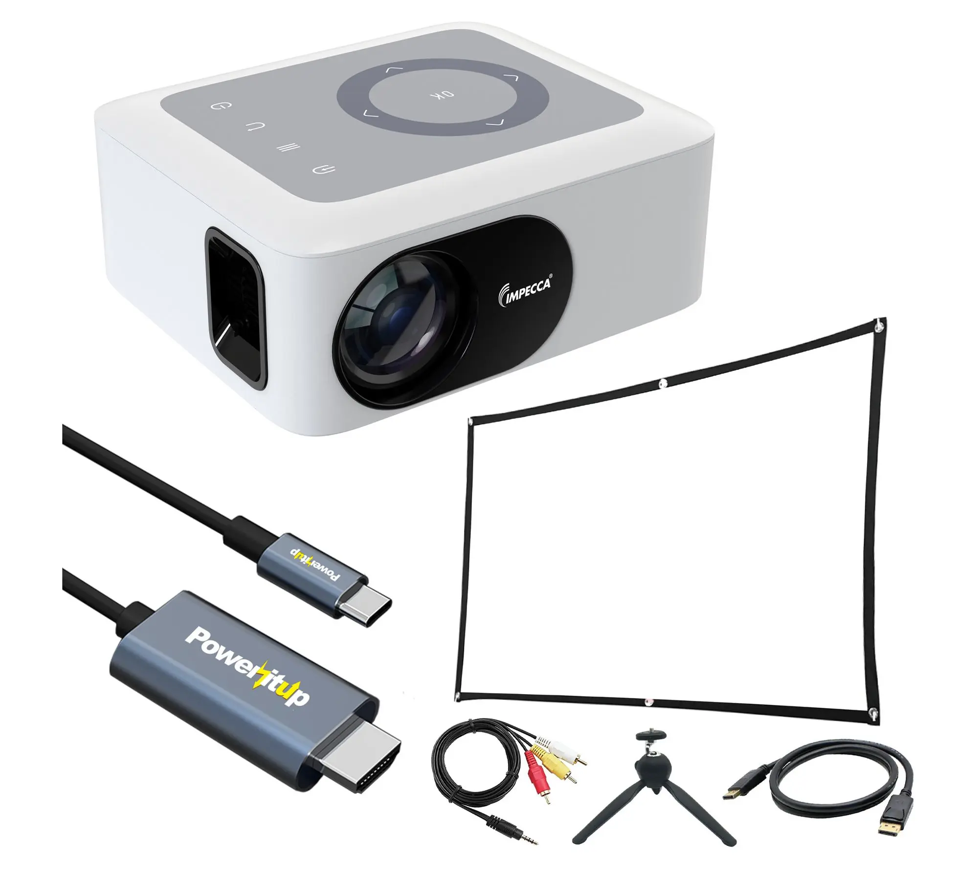 Impecca Home Theater Projector, 5400lm/80 ANSI,720P +ACCS Kit Impecca Home Theater Projector, 5400lm/80 ANSI,720P +ACCS Kit