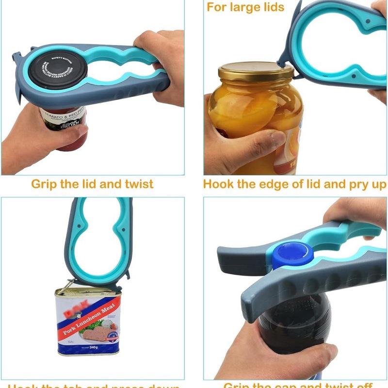 Jar Opener for Weak Hands | Arthritis-Friendly Bottle & Can Opener Otstar