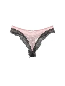 Victoria's Secret Tease Sheer Dot High-Leg Thong Panty