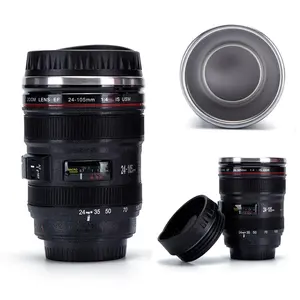 Camera Lens Coffee Mug, Fun Photo Stainless Steel Lens Mug Thermos Drinkware Great Gifts for Photographers,Home Supplies,Friends,School Rewards