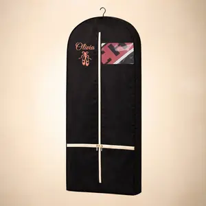 Embroidered Ballet Dancer Breathable Black Custom Bags