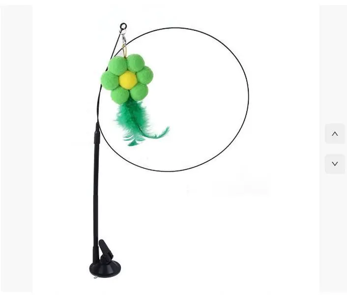 Cat Sucker Teaser Toy, Interactive Cat Accessory for Indoor Play