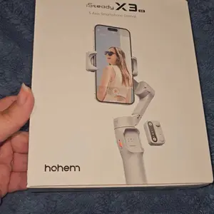 hohem iSteady X3 SE Gimbal Stabilizer for iPhone & Android, Smartphone Foldable Gimbal with Detachable Remote Control, Portable Foldable 3-Axis Phone Gimbal for Android & iPhone17 series, Ideal for Travel Vlogging