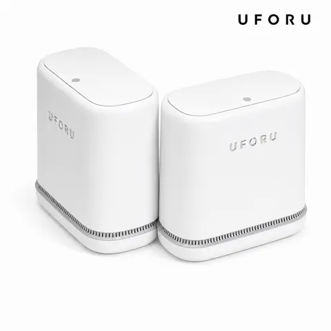UFORU ABS Automatic Air Pressure Adsorption Trash Can - Slim Modern With Lid Waste & Recycling Bin, 1-Touch Press Button Lid, Thick Double Bin, Odor-Proof, Wipe-Clean, Waterproof, 1-Second Bag Setup, Wide Opening Design for Living Rooms, Bathrooms