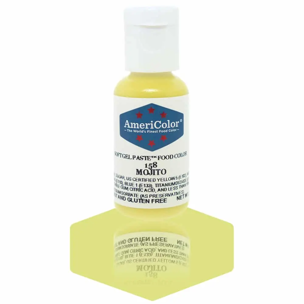 AmeriColor, Mojito, .75 Ounce, Soft Gel Paste Food Color