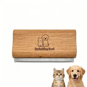 Dog Brush for Shedding & Dog Grooming Supplies | Pet Hair Removal Tool | Great For All Fur Types | For Short, Medium, & Long Hair Pets | Reduces Shedding by 95%