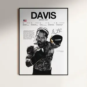 Gervonta Davis Poster, Boxing Wall Print, , Boxer Poster, American Boxer, Gym Poster, Boxing Room Decor, Boxing Fan Gift