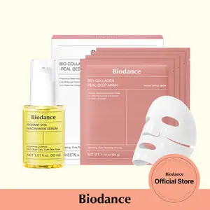 [Biodance Official] GlowTox Duo | Vita-mite Niacinamide Serum +Collagen Hydrogel Facemask(4ea)ㅣDark Spot Correcting, 20% Niacinamide+Glutathione,  Pore Eraser, Pore Tightening, Korean Brightening Skincare | TikTok Exclusive Bundle