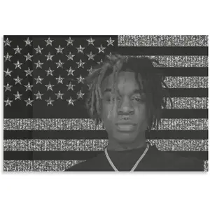 Hui BaiLi Rapper Ken Carson Rap Hip Hop Music Singer Art Poster (1) Picture Print Canvas Poster Wall Paint Art Posters Decor Modern Home Artworks Gift Idea Suitable For Indoor And Outdoor Dorm Headboard Backg