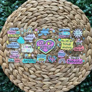 Cup of Positivity UV DTF Cup Wrap