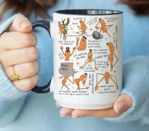 [ Sale Up To 40%] Marcus The Worm Mug, Funny Meme Coffee Cup, Weird Creature Mug, Sarcastic Gift for Friend, Office Humor, I don't Like This Rock Mug