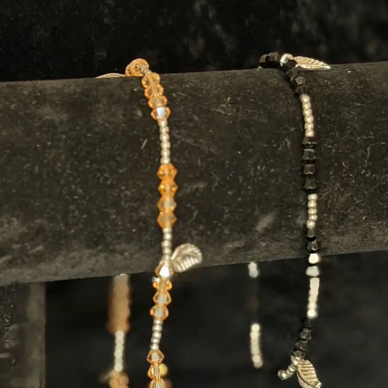 African beaded anklets