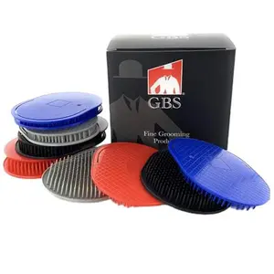 G.B.S Multicolored Soft Portable Pocket Brush, Set of 12 Made in USA Comb Haircare