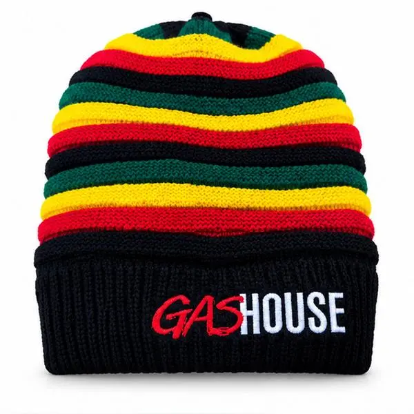 Jamaican Rasta Beanie, Fashion Accessories Warm Knit Hat for Men and Women