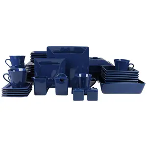 10 Strawberry Street Nova Square 45-Piece Dinnerware Set