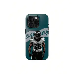 Saquon Barkley Phone Case Eagles  Case, Supports Wireless Charging Phone Cases Phone Cover Hard Case Tough 2-Piece Phone CaseSuitable For IPhone 17 Air