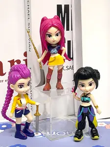 Cute Anime K-Pop Mira Rugby Q Version Figure Model, Cartoon Collectible Toy, Collectible Figurines, Desktop Decoration, Birthday Party Gift for Men and Women