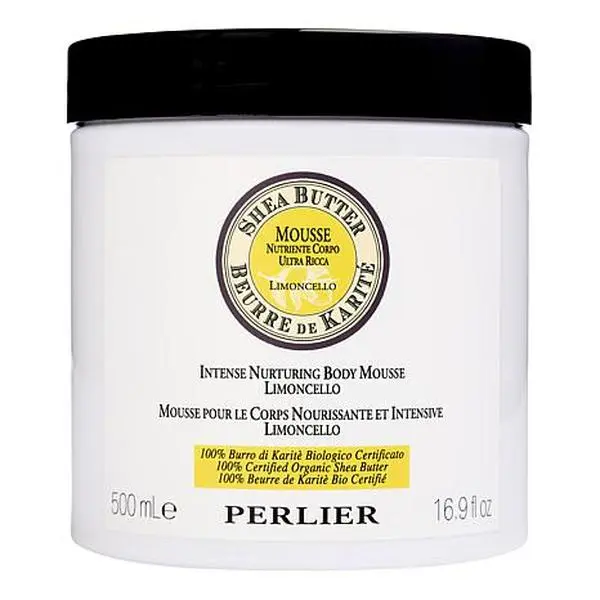 Perlier Supersize Shea Butter and Limoncello Body Mousse Jar