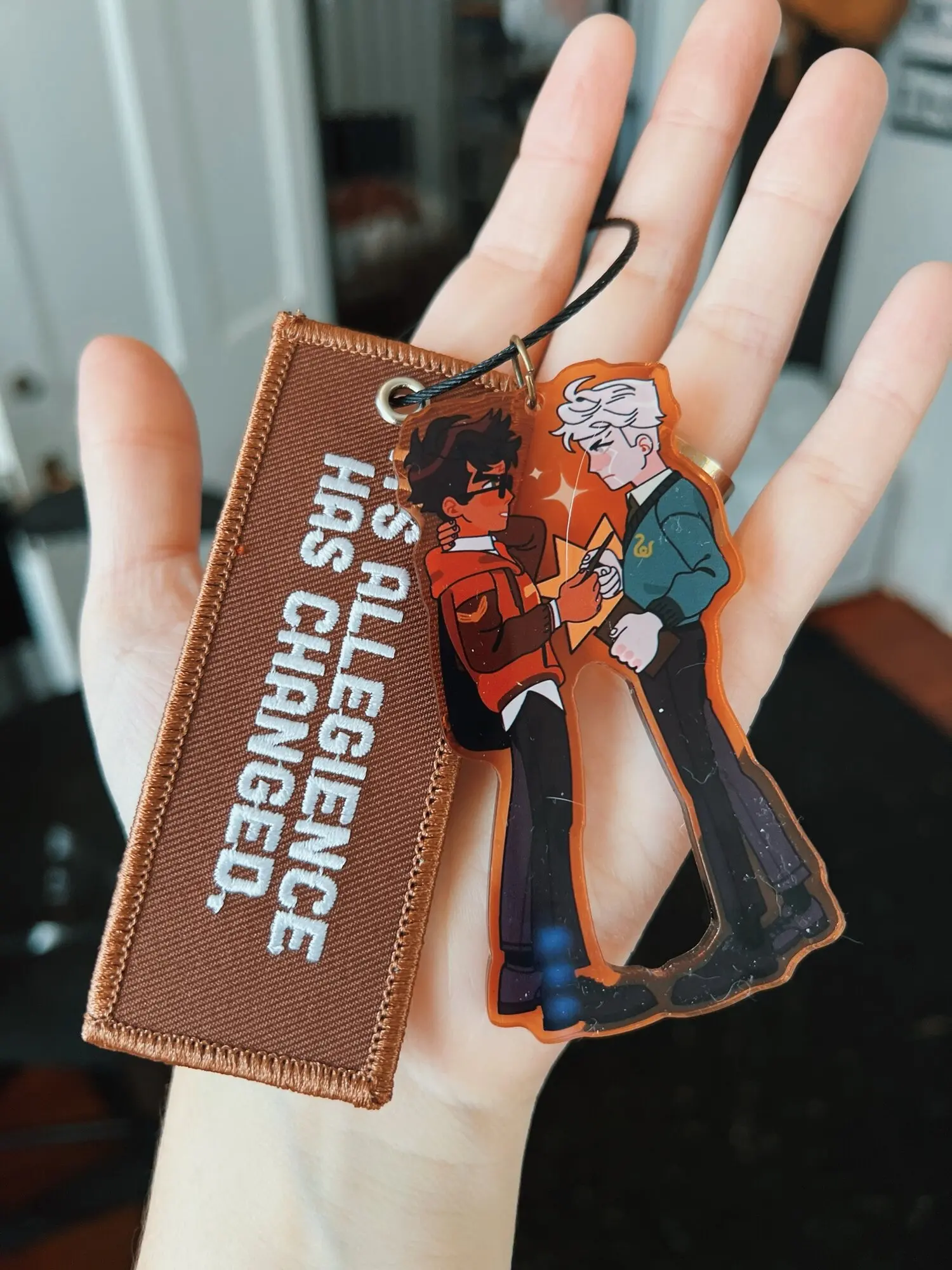 DRARRY WAND EXCHANGE KEYCHAIN 3.5"