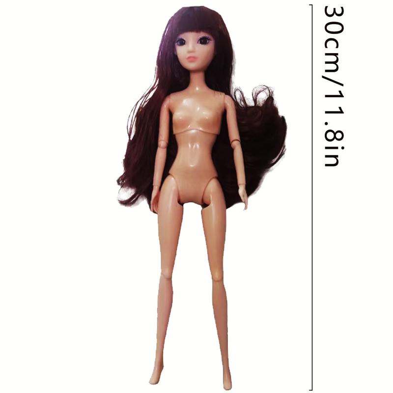 Fashion Doll Model with Stylish Hair Accessories, Collectible Doll Display Decorations, Perfect Holiday Gift for Kids and Adults, Cute Doll Collectible