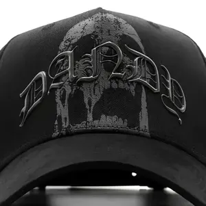 Dandy Hats Plague - Black Skull Design Adjustable Baseball Cap for Men Women