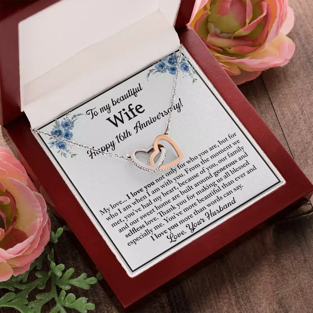16th Anniversary Gift Necklace for Women, Elegant Solitaire Pendant with 6mm Cubic Zirconia Crystal, 18ct Yellow Gold Plated, Adjustable Chain & Complimentary Soft-Touch Box, Casual