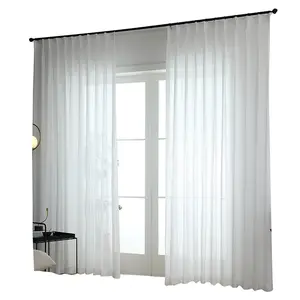 Vertical Striped Vertical Venetian Blinds Zhan Su Ju Window Screen Balcony Light Filtering Privacy Dreamy Chiffon Screen
