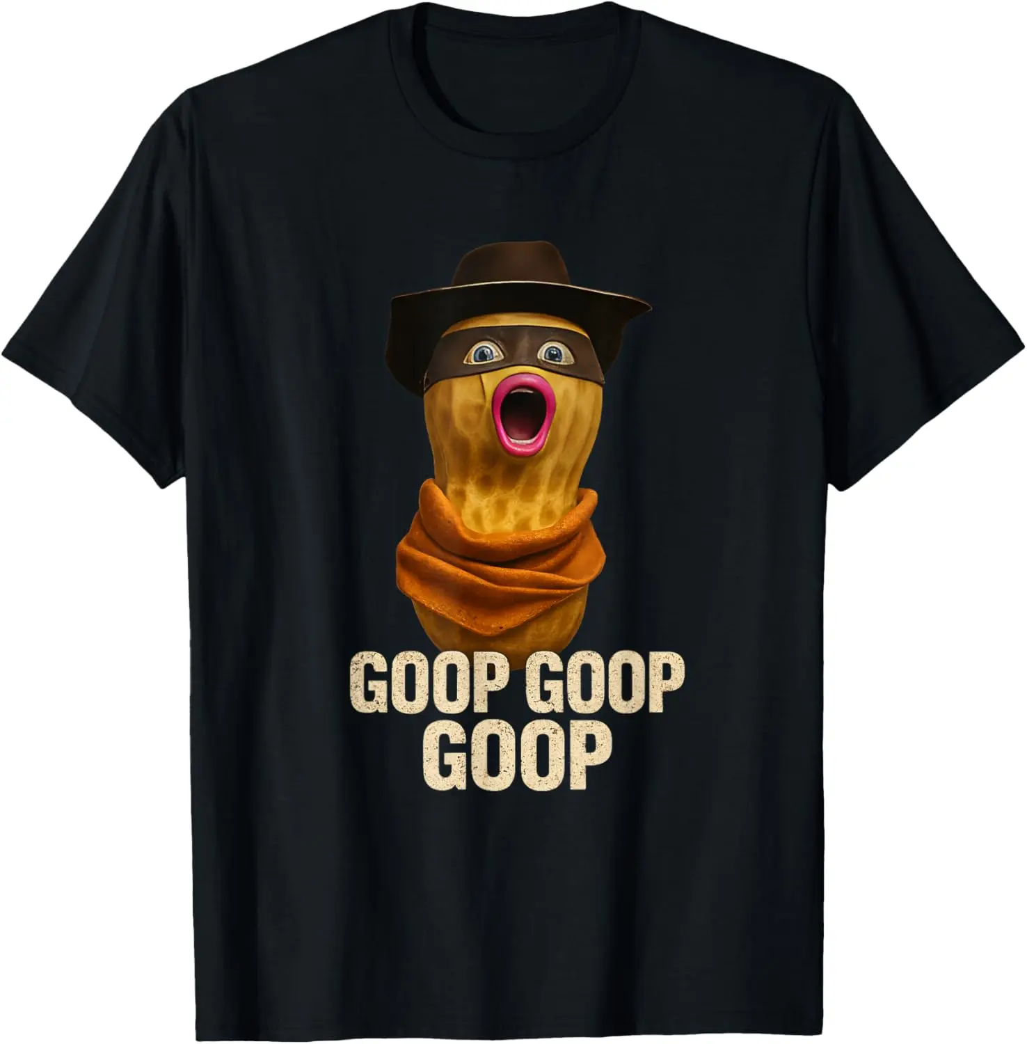 100% Cotton Funny The Burnt Peanut GOOP Bungulator T-Shirt
