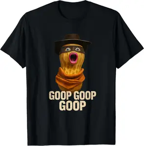 100% Cotton Funny The Burnt Peanut GOOP Bungulator T-Shirt