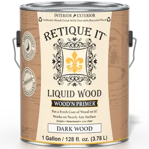 Liquid Wood Wood'n Primer - Dark Wood - 128 Fl oz