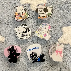 Magnetic Phone Grip with Cartoon Dog Design for MagSafe - Cell Phone Holder - Smartphone, Cellphone