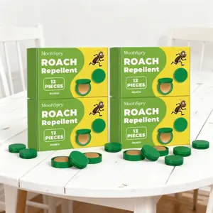 Roach Repellent Kit, 48 Pieces Powerful GelEffective Bait Exterminator for Indoor Multi-Surface Pest Control with Microfiber Floor MopSummer Essentials Home Care ProductsCockroach Long-Lasting Protection roach repellent kit